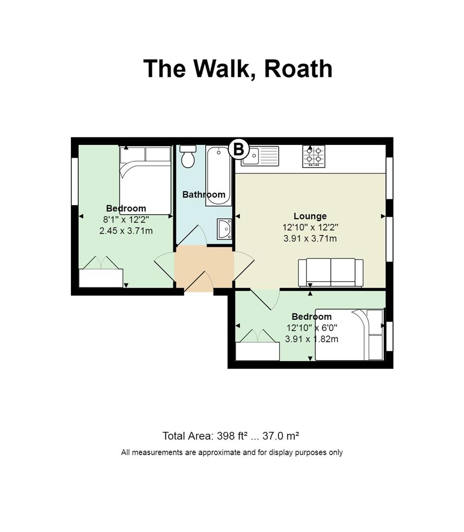 Floorplan for The Walk, Roath